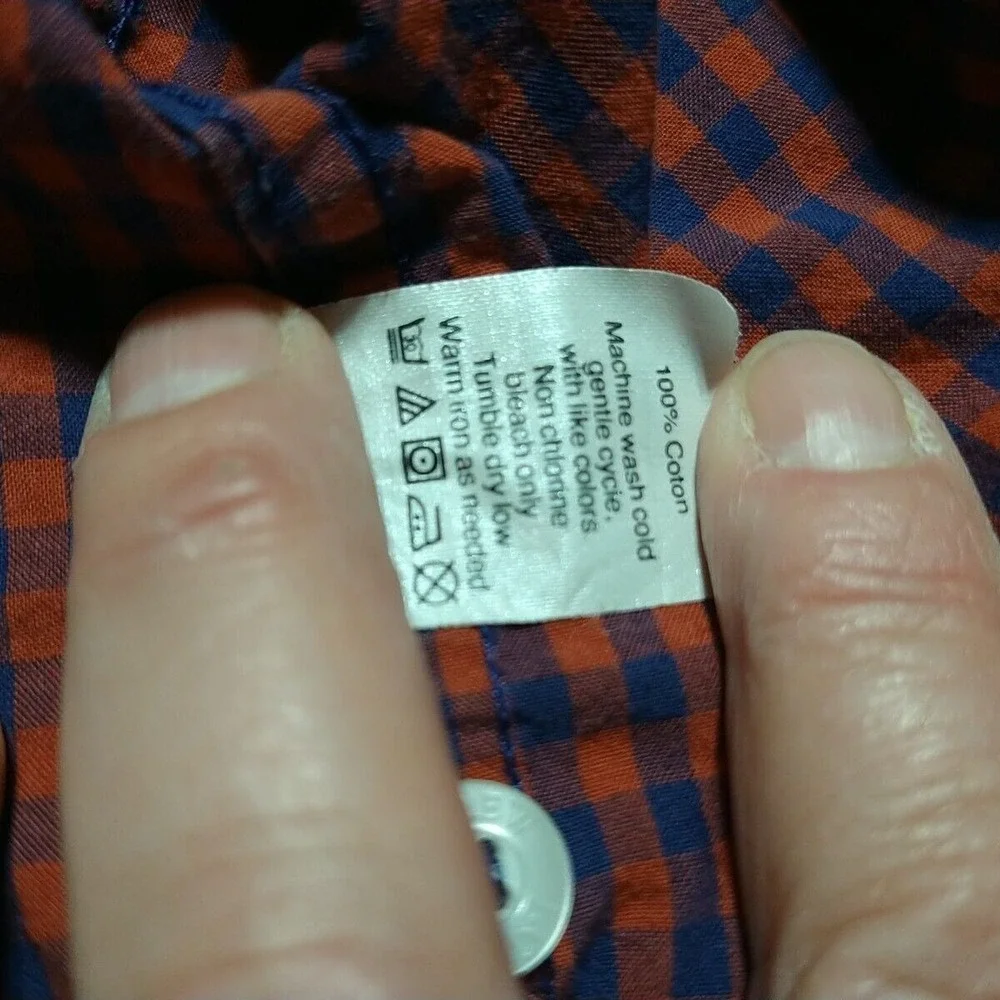 J. Crew Shirt Men M Slim Red Plaid Classic‎ Button Up Long Sleeve Preppy